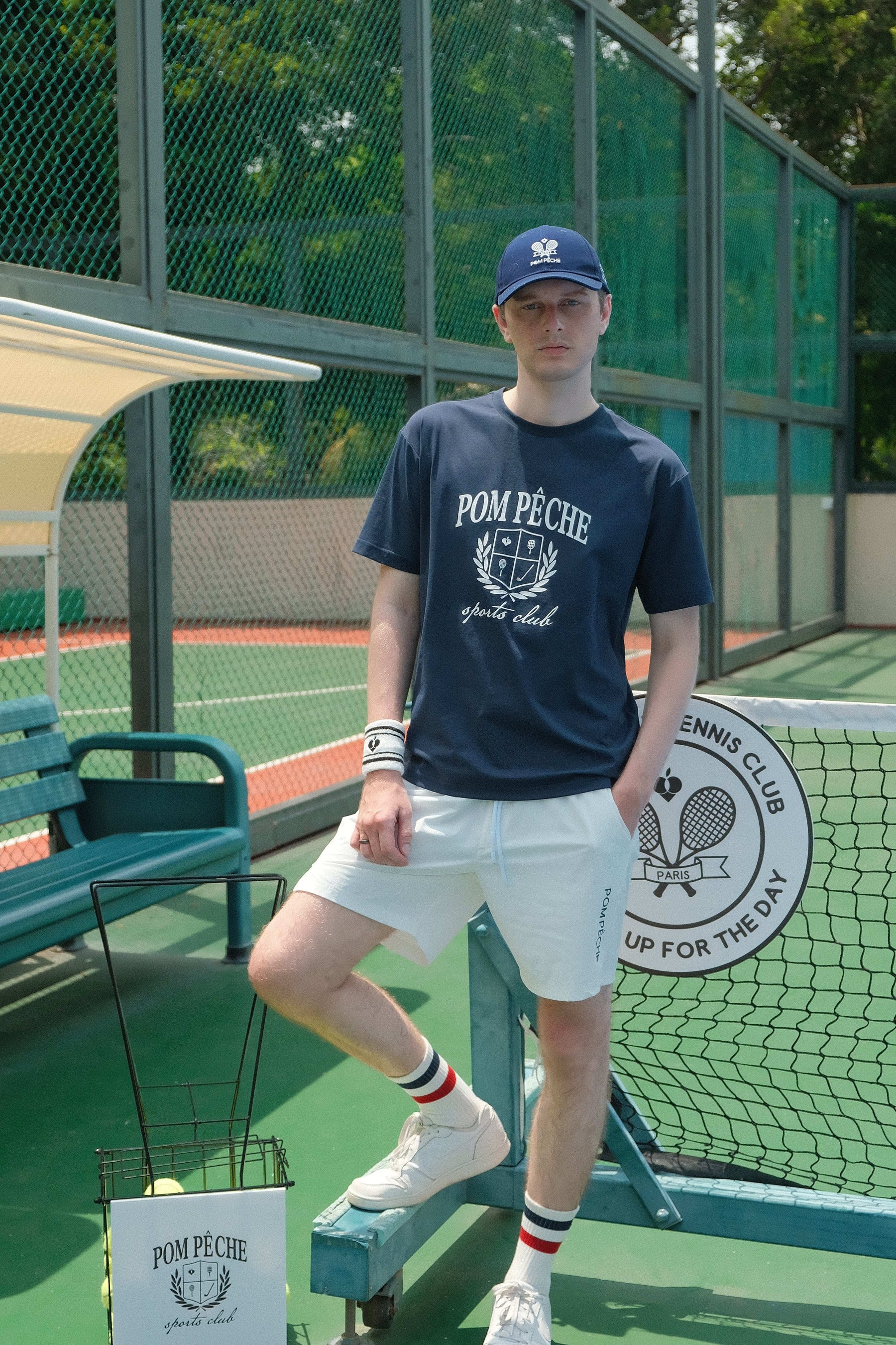 ANTONY Long T-shirt - Navy Blue