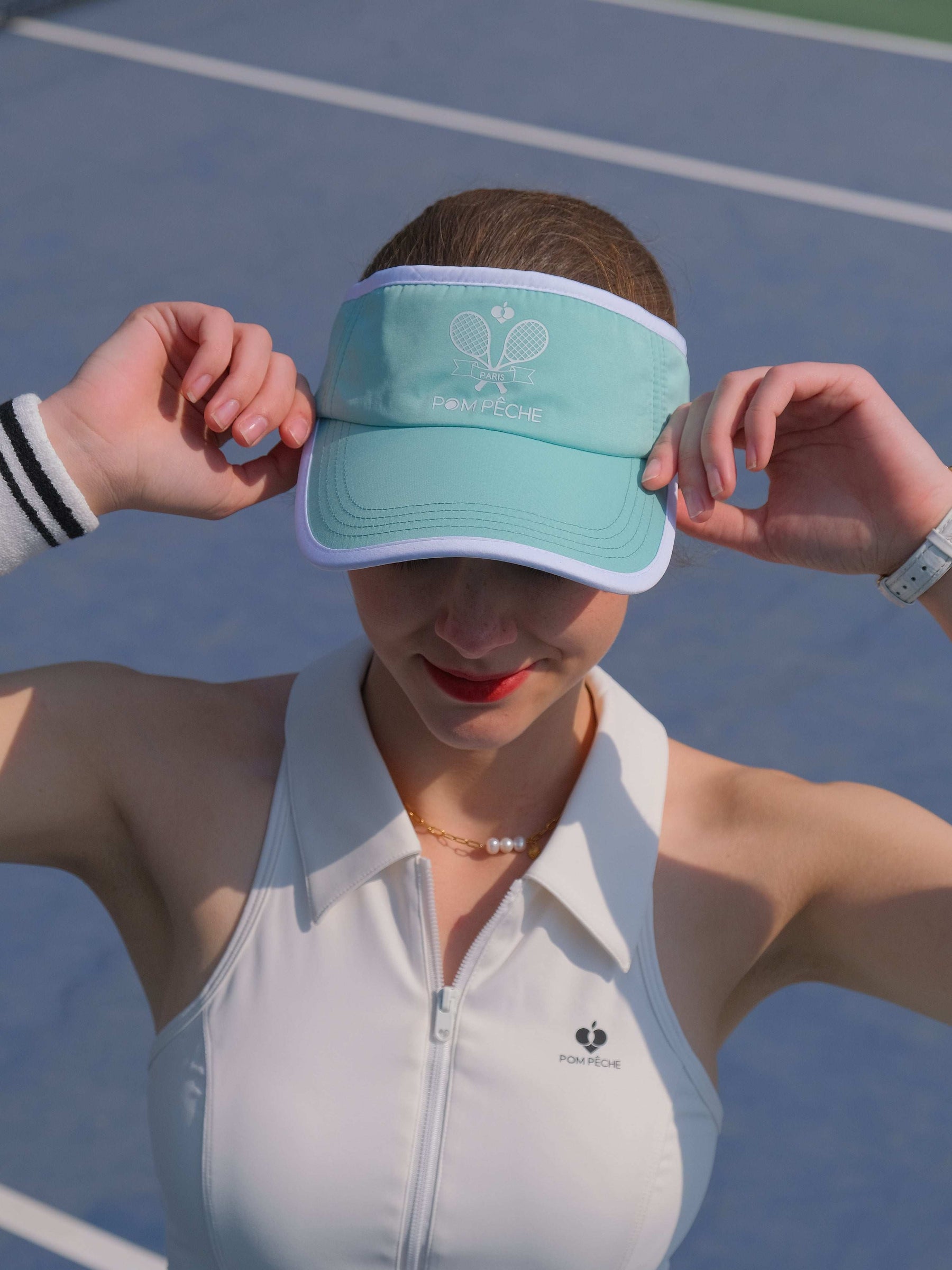 IVY Bow Visor Cap - Mint Green