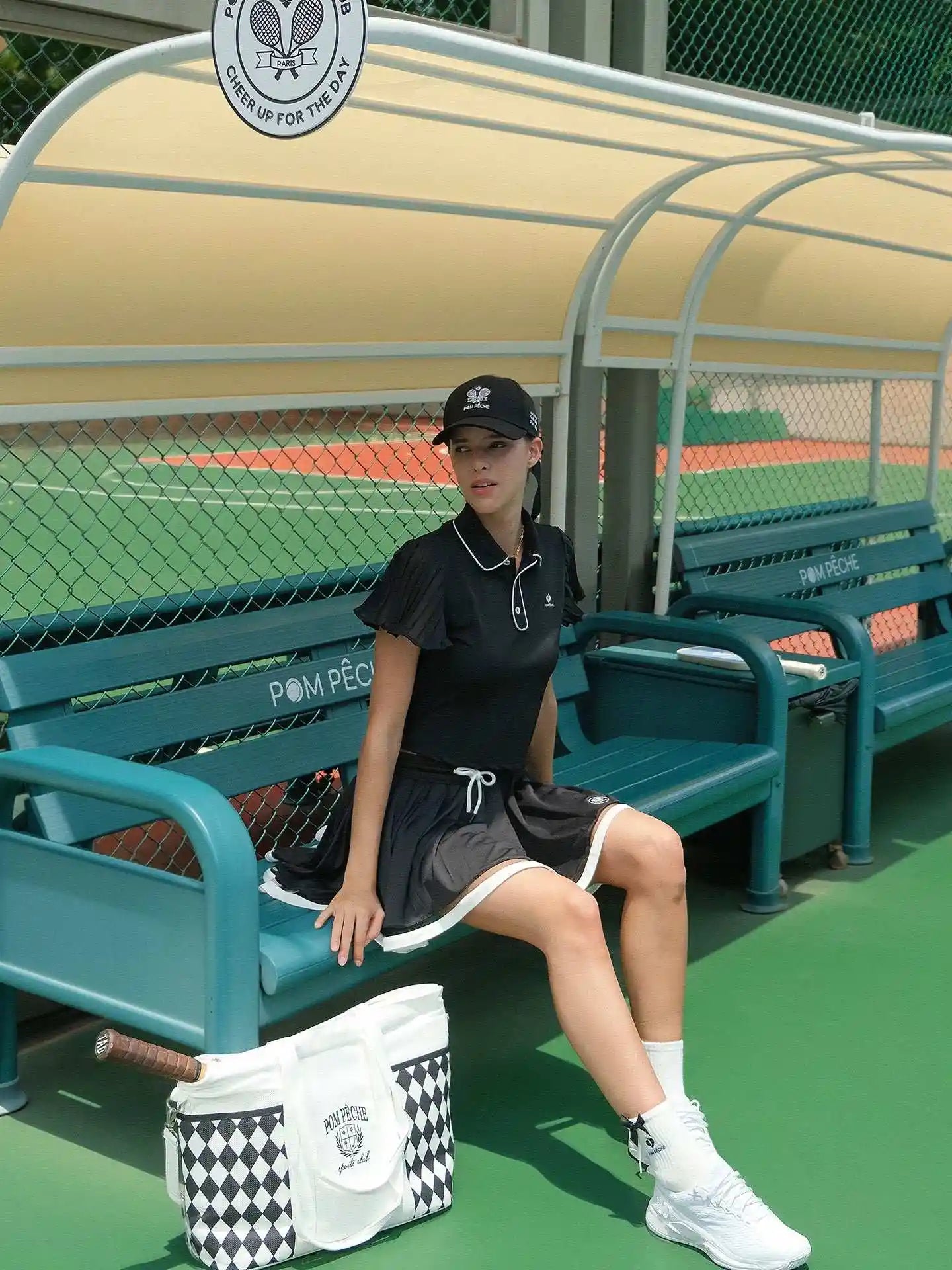 MALCOLM Ivy League Tennis Bag - Checkerboard