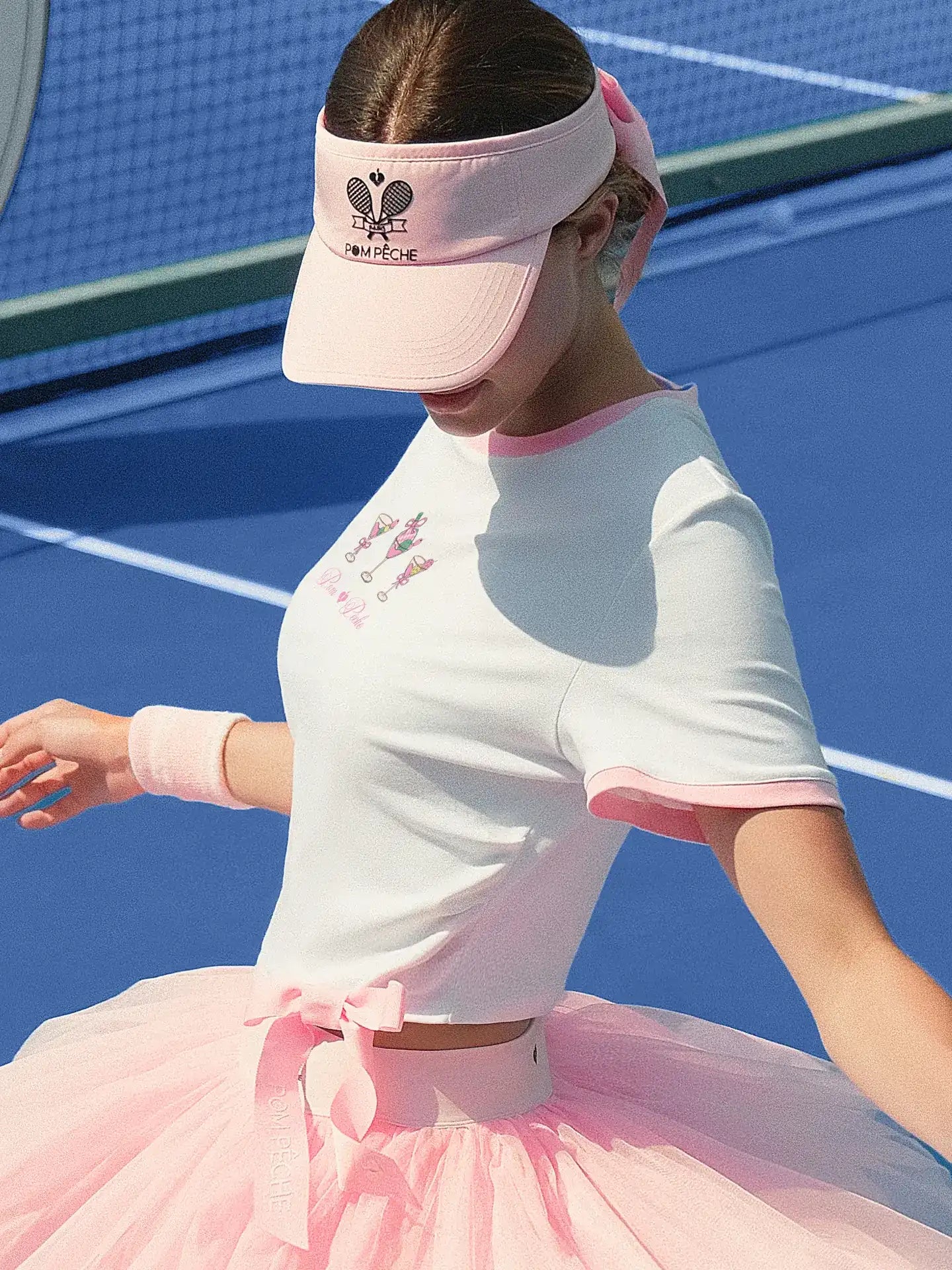 QUINTINA Bow T-shirt - Cherry Blossom Pink