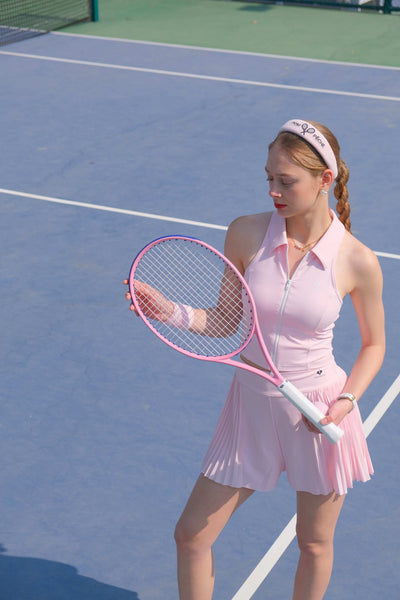 ROISE Pink Pleated Tennis Culottes