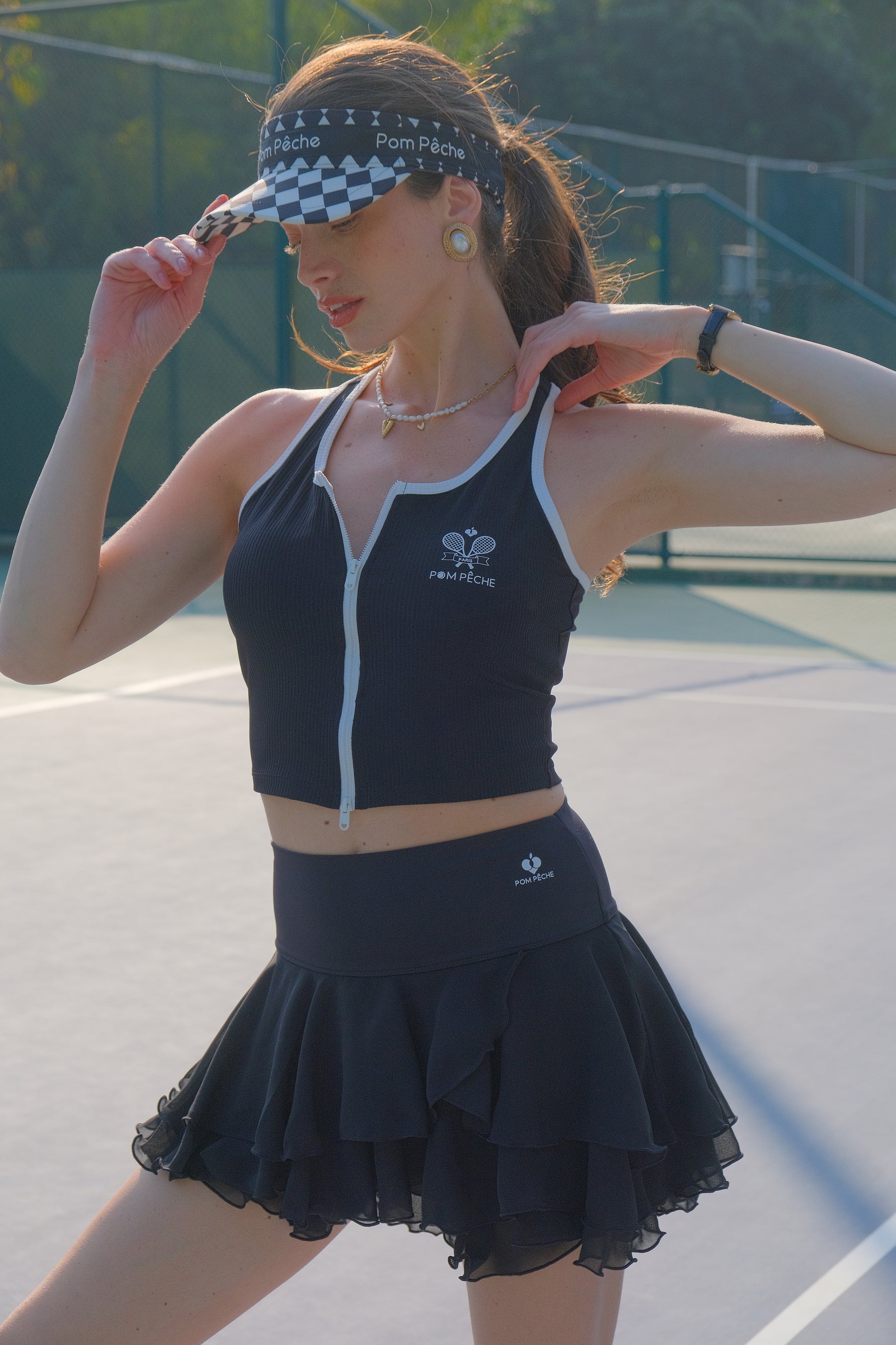 TINA Black Fairy Tennis Skirt