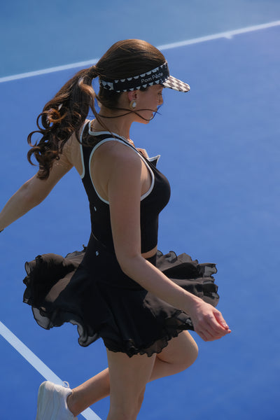 TINA Black Fairy Tennis Skirt