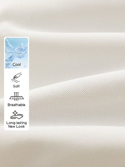 Tennis tops made of cool, breathable，soft and long-lasting new look fabric