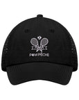 Black Soft Bow Tennis Cap