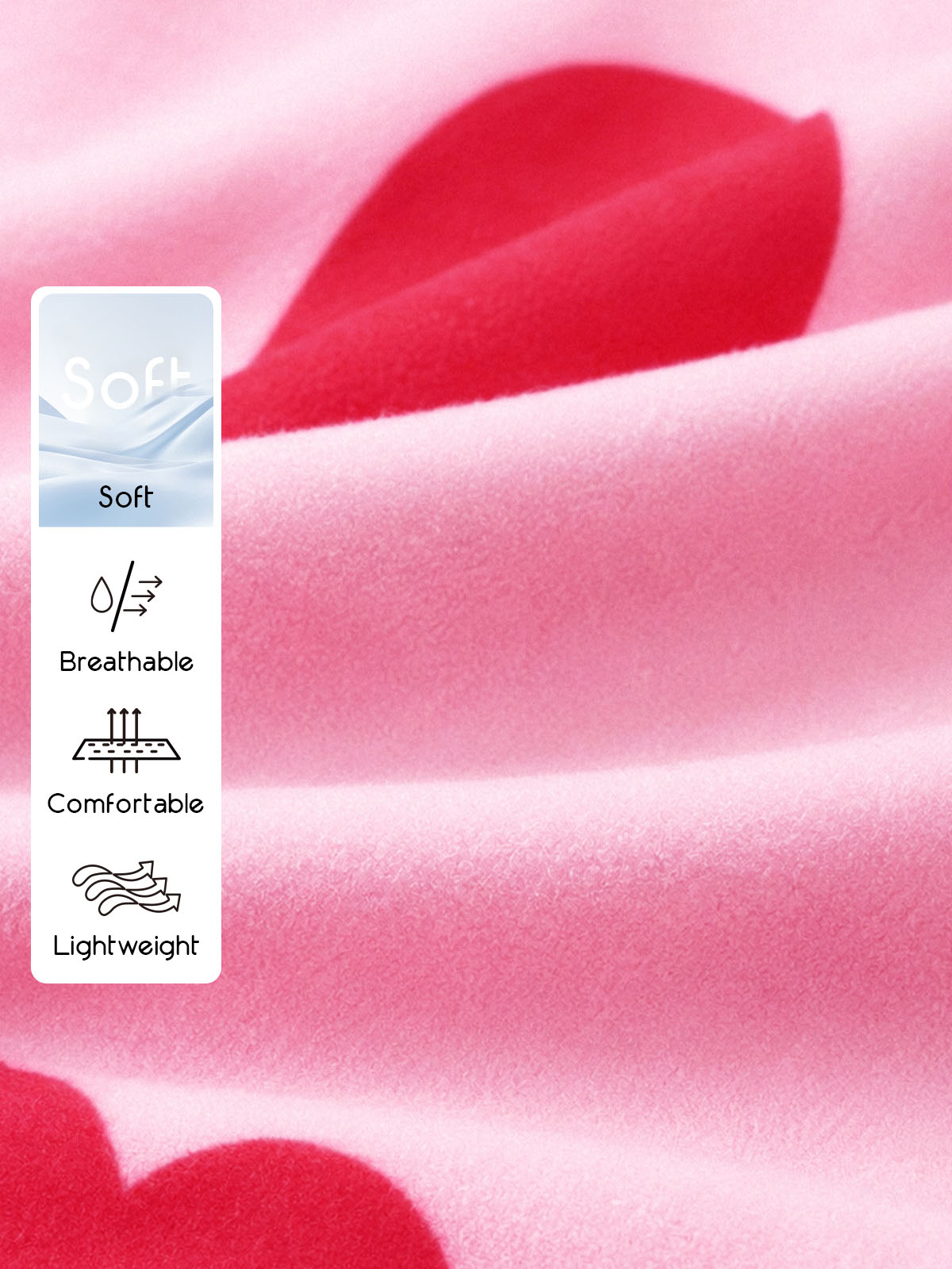 Illustrated Energy Sports Towel fabric detail, showcasing soft lightweight texture, quick absorbing material, durable construction, and comfortable feel