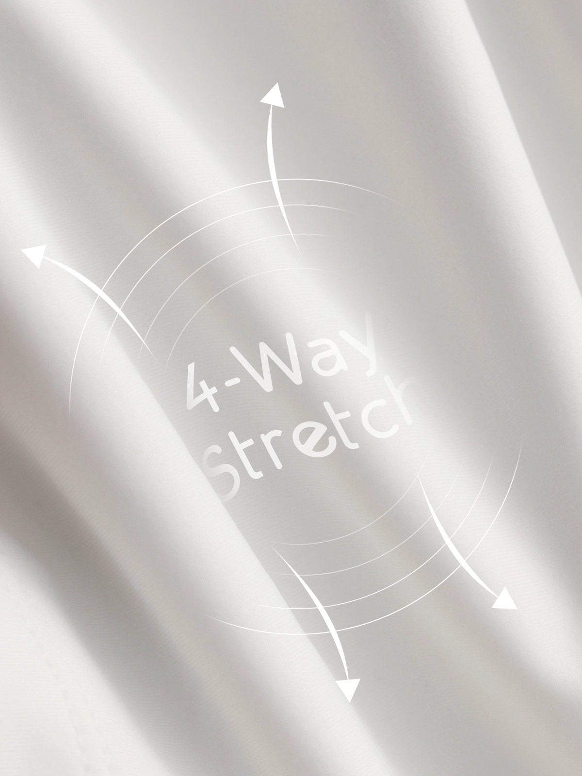 4-Way Stretch Fabric Detail – Poise™ Petal V-Neck Tennis Tank White, Breathable Structured Women's Activewear