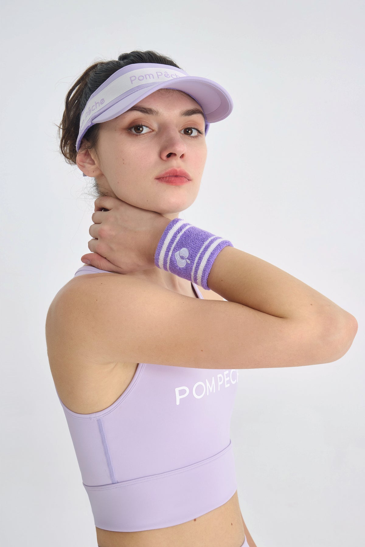 Purple Athletic Terry Wristband