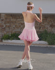 Betty Boop Spin™ Rose Ruffle Sports Skirt - Macarons Pink