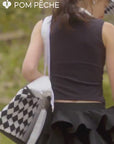 Ruffle Skirted Flared Tennis Pants - Black