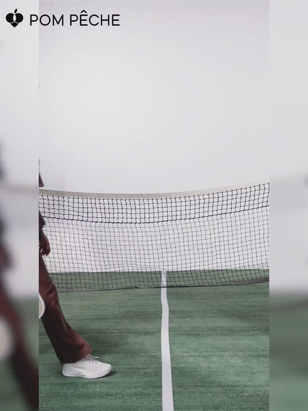 Video of Pom Peche skirted pants 