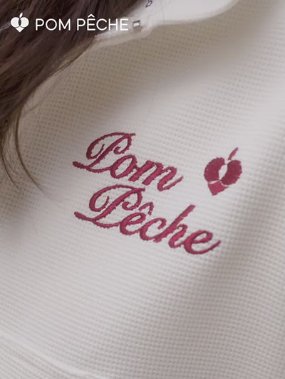 Chic Tennis Sweatshirt - Navy Blue