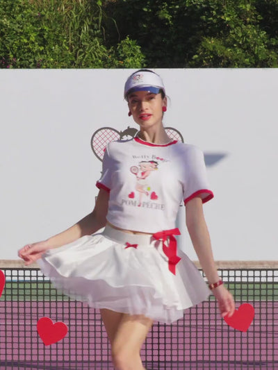 Betty Boop Tennis Visor - White