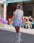 Bow Tee T-shirt - Sky Blue