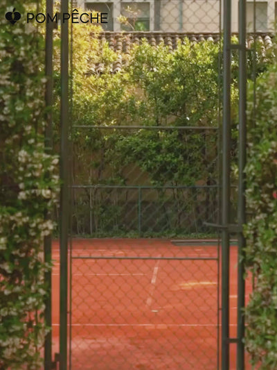 RAMONA Waffle A-Line Tennis Skirt - Navy Blue