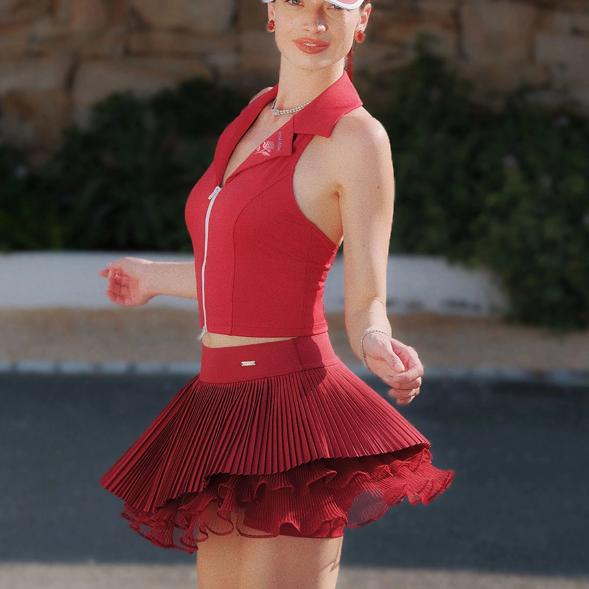 red tennis dress Red Rush Tennis Dress Love U Bunches